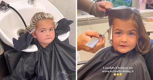 Mamãe criticada por descolorir os cabelos da filha de 5 anos de idade por 'momento especial e divertido' Mamãe criticada por descolorir os cabelos da filha de 5 anos de idade por 'momento especial e divertido'