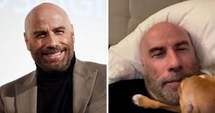 John Travolta Posts Heartwarming Video Of New Family Dog Waking Him Up With A Smile John Travolta Posts Heartwarming Video Of New Family Dog Waking Him Up With A Smile