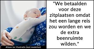 Vrouw met baby werd woedend toen man in vliegtuig weigerde zijn stoel met extra beenruimte op te geven voor haar man Vrouw met baby werd woedend toen man in vliegtuig weigerde zijn stoel met extra beenruimte op te geven voor haar man