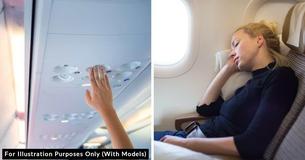 Annoyed Woman Blasts Air Vent At Passengers' Faces If They Recline Their Plane Seat Annoyed Woman Blasts Air Vent At Passengers' Faces If They Recline Their Plane Seat