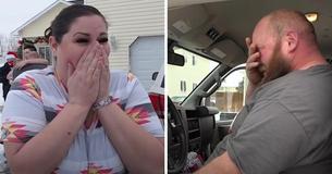 Couple With 12 Kids And Financial Troubles Cry Tears Of Joy When Secret Santa Gifts Them A New Van Couple With 12 Kids And Financial Troubles Cry Tears Of Joy When Secret Santa Gifts Them A New Van
