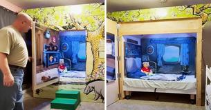 Loving Grandfather Builds Mind-Blowing Room For His Grandchild With Autism Loving Grandfather Builds Mind-Blowing Room For His Grandchild With Autism