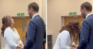 Bride’s Reaction To Groom Saying Ex-Girlfriend’s Name During Vows Is Unbelievable Bride’s Reaction To Groom Saying Ex-Girlfriend’s Name During Vows Is Unbelievable