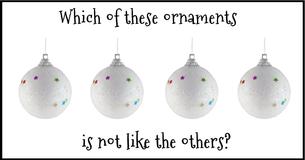 Can You Find The Odd Christmas Ornament? 8/15 Can You Find The Odd Christmas Ornament? 8/15