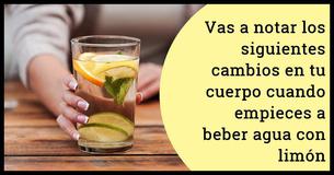 Esto es lo que le pasa a tu cuerpo cuando bebes agua con limón Esto es lo que le pasa a tu cuerpo cuando bebes agua con limón