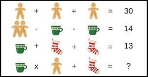 Santa's Math Challenge Series. Can You Figure This Out In Under 10 Seconds? 10/10 Santa's Math Challenge Series. Can You Figure This Out In Under 10 Seconds? 10/10