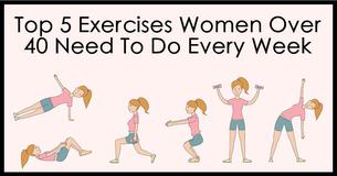 Top 5 Exercises Women Over 40 Need To Do Every Week Top 5 Exercises Women Over 40 Need To Do Every Week