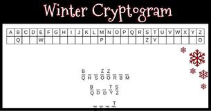 Winter Cryptogram - How Quickly Can You Work This Out? Winter Cryptogram - How Quickly Can You Work This Out?