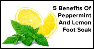 5 Benefits Of Peppermint And Lemon Foot Soak 5 Benefits Of Peppermint And Lemon Foot Soak