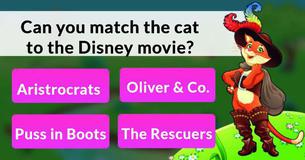 Can You Pair The Cat With The Right Disney Movie? Can You Pair The Cat With The Right Disney Movie?