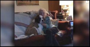 A Lonely Widow Finds A New Friend In The Neighbor's Dog A Lonely Widow Finds A New Friend In The Neighbor's Dog
