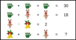 Santa's Math Challenge Series. Can You Figure This Out In Under 10 Seconds? 1/10 Santa's Math Challenge Series. Can You Figure This Out In Under 10 Seconds? 1/10