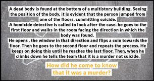 Murder Riddle #10: Can You Solve The Mystery? Murder Riddle #10: Can You Solve The Mystery?