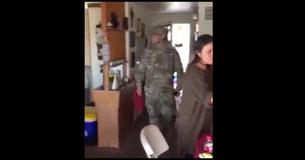 Soldier Stages Homecoming While His Family Does Mannequin Challenge Soldier Stages Homecoming While His Family Does Mannequin Challenge