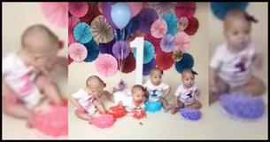 1 In 15 Million Chance: Couple Gives Birth To Naturally-Conceived, Identical Quadruplets 1 In 15 Million Chance: Couple Gives Birth To Naturally-Conceived, Identical Quadruplets