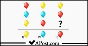 Which Balloon Goes There? Can You Pass This Brain Teaser? Which Balloon Goes There? Can You Pass This Brain Teaser?