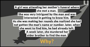 Murder Riddle #8: Can You Solve The Mystery? Murder Riddle #8: Can You Solve The Mystery?