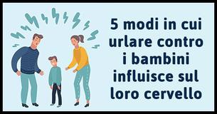 5 modi in cui urlare contro i bambini influisce sul loro cervello 5 modi in cui urlare contro i bambini influisce sul loro cervello