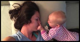 Mommy Records Herself Trying to Nap, Instead Baby's Plan Is Somewhat Different The End Is Hilarious Mommy Records Herself Trying to Nap, Instead Baby's Plan Is Somewhat Different The End Is Hilarious