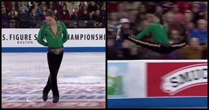 A 'Irish Dance' do patinador olímpico fez todo o estádio aplaudir de pé A 'Irish Dance' do patinador olímpico fez todo o estádio aplaudir de pé