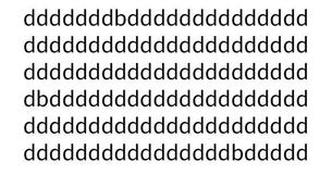 Eye Test: You’ve got 30 seconds to find all the „b’s“ Eye Test: You’ve got 30 seconds to find all the „b’s“
