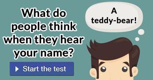 What do people think when they hear your name? What do people think when they hear your name?