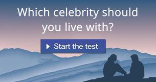Which celebrity should you live with? Which celebrity should you live with?