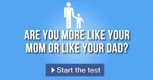 Are you more like your mom or like your dad? Are you more like your mom or like your dad?