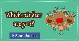 Which reindeer are you? Which reindeer are you?