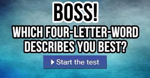 Which four-letter-word describes you best? Which four-letter-word describes you best?