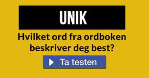 Hvilket ord fra ordboken beskriver deg best? Hvilket ord fra ordboken beskriver deg best?