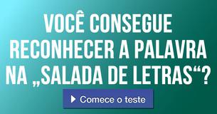Você consegue reconhecer a palavra na „salada de letras“? Você consegue reconhecer a palavra na „salada de letras“?