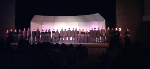 High School Choir With Their Backs Turned Knock's Audience Over With ...