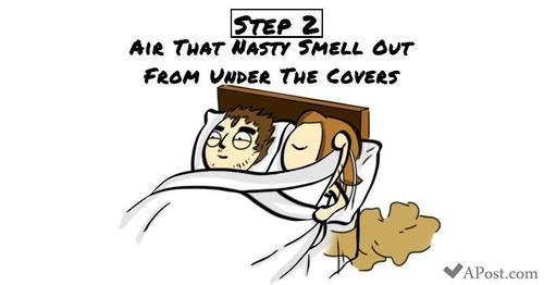 How To Fart In Bed - When You´re Not Alone - App That Tells You When You Fart In Your Sleep