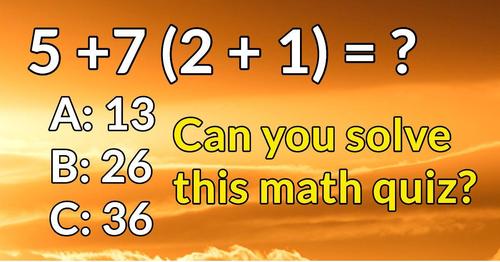 This Math Quiz Is Made For Middle Schoolers – But Can You Crack It?