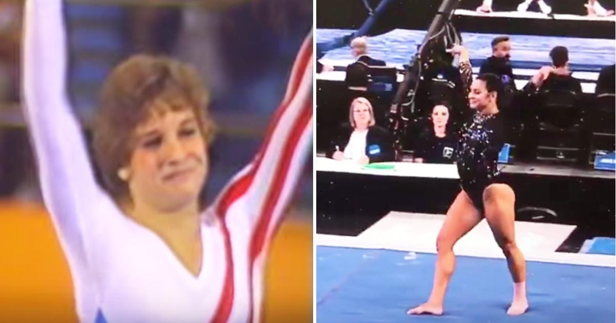 Perfect 10 Genes See Mary Lou Retton S Daughter Ace Her Ncaa