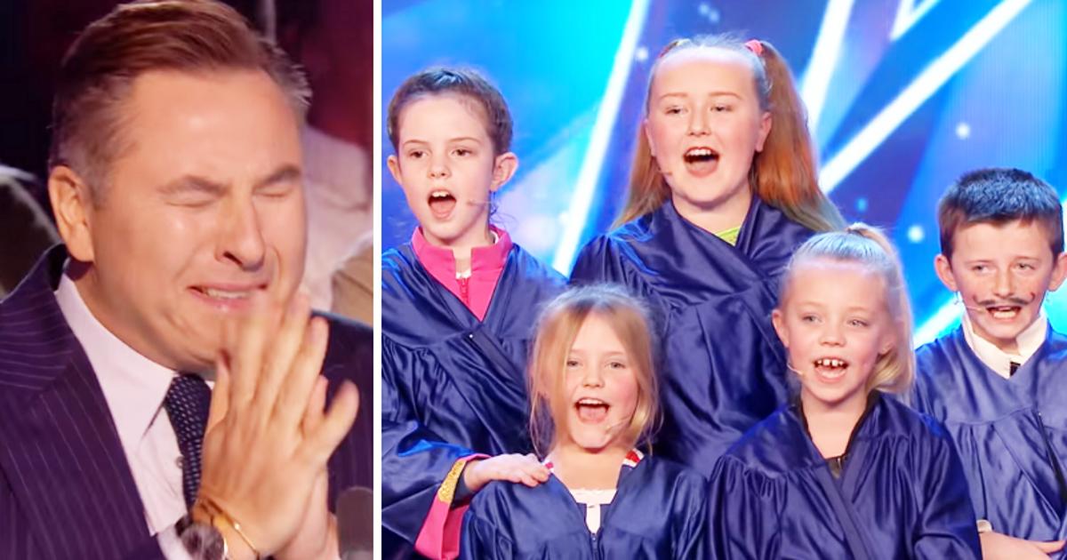 Judge Breaks Guitar During Audition In English "Britain's Got Talent" Judge Breaks Into Tears During Sweet Children's