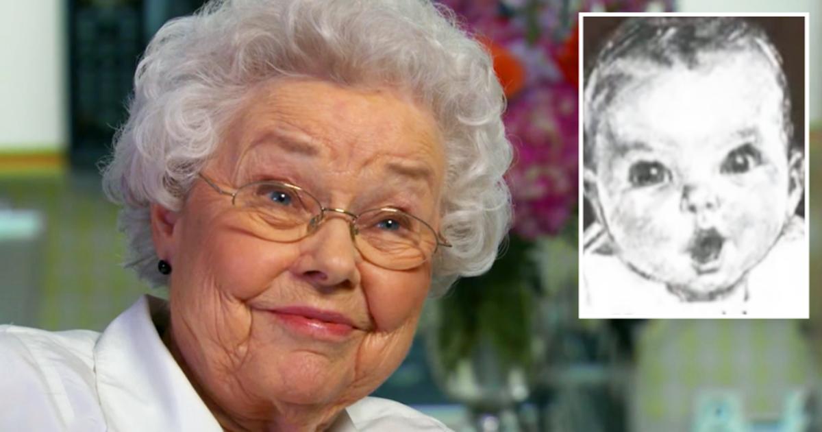 Originele Gerber Baby Ann Turner Cook Wordt 93 Jaar Oud