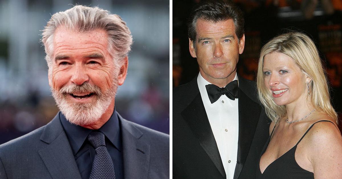 22 Jahre auseinander: Pierce Brosnan hielt die Hände ...