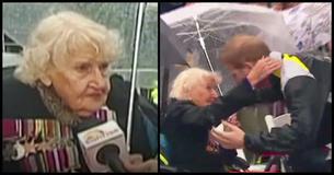 Prince Harry Recognizes A 97-Year-Old Fan Who Waited In The Rain For Him