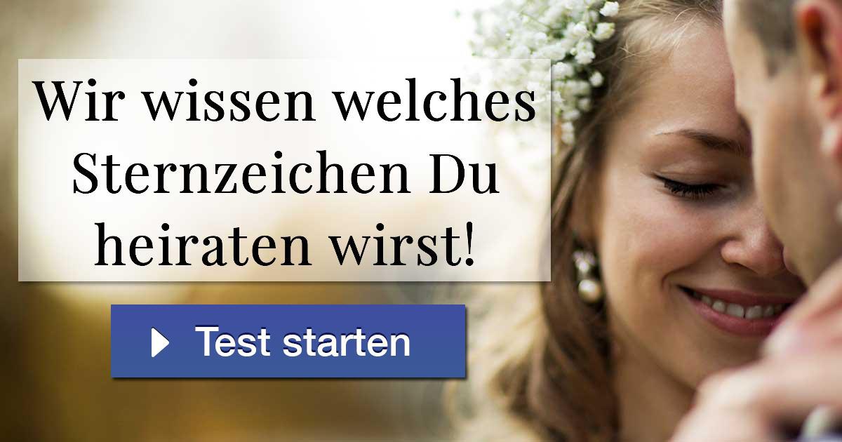 Wir Wissen Welches Sternzeichen Du Heiraten Wirst